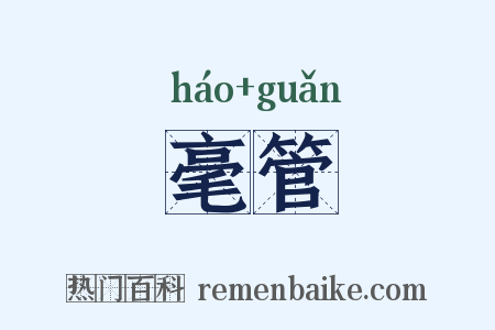 毫管是什么意思的图片